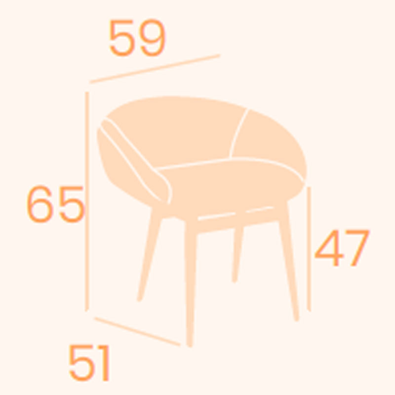 Dimensiones sillón Basilea C-4 REYMA