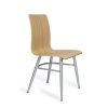 silla prado aluminio con carcasa de madera