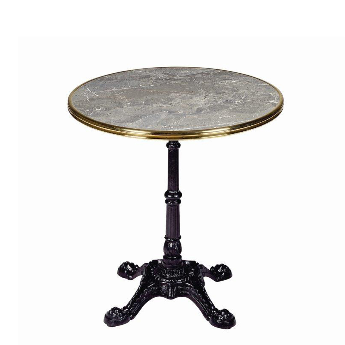 mesa paris de cuatro patas con sicilia aro de laton