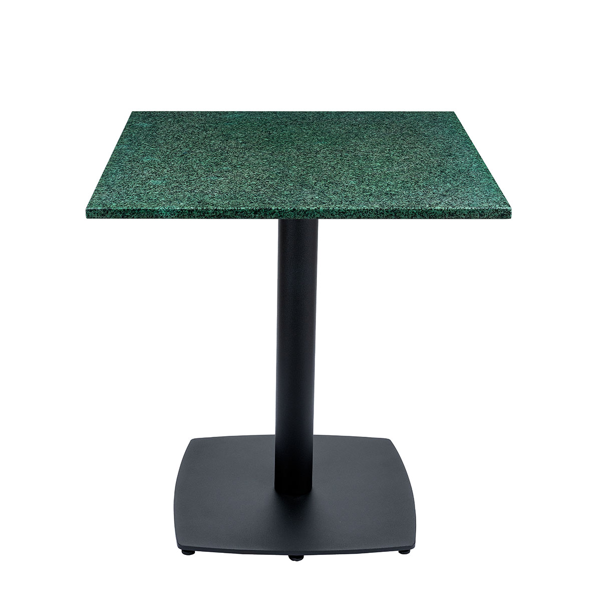 mesa hanover tablero cuadrado piedra verde