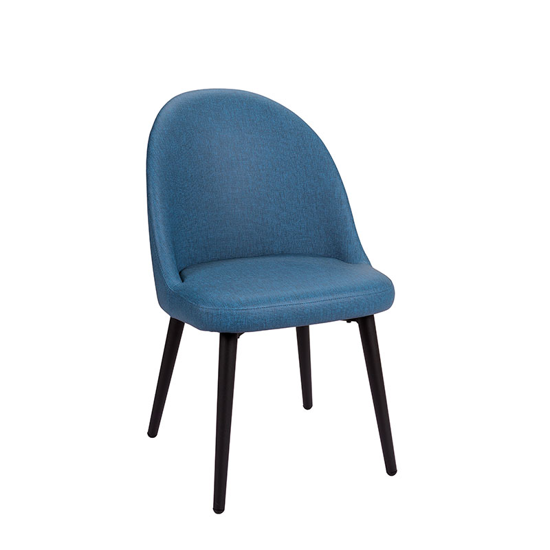 silla como tapizado azul REYMA