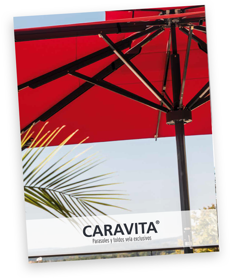 catálogo de parasoles Caravita en Stilgarden