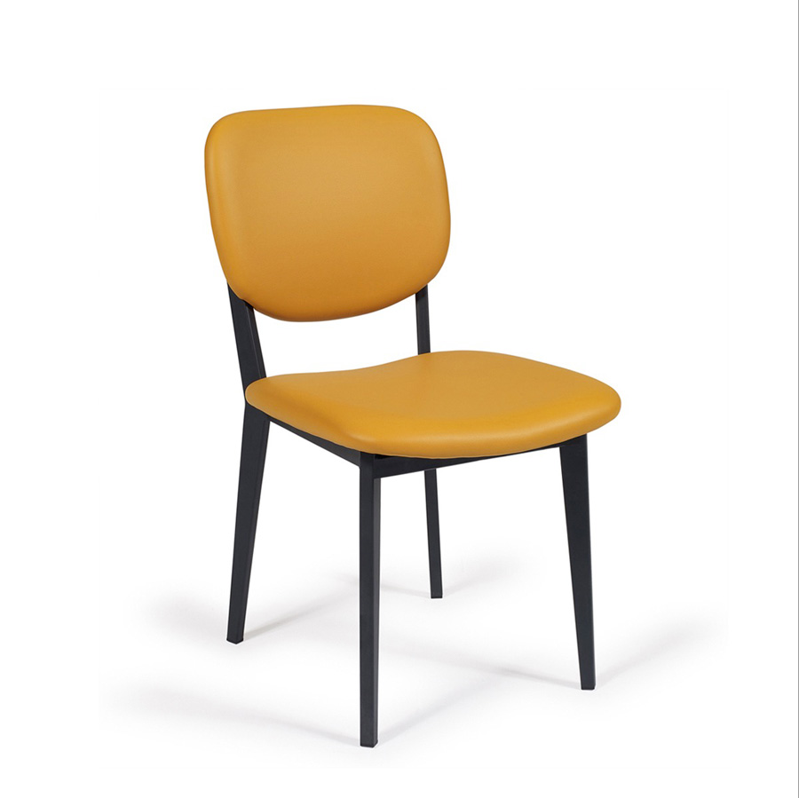 silla en acero Lombardía tapizado Albero