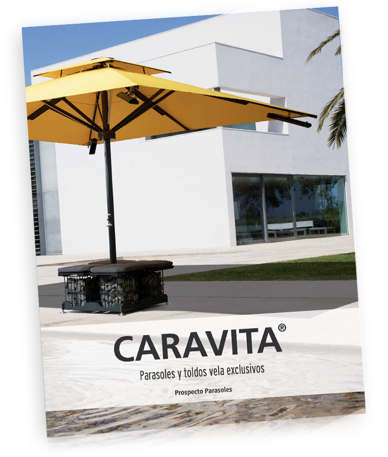 catálogo de parasoles Caravita en Stilgarden