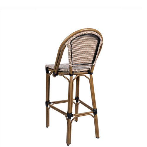Banqueta exterior Tivoli textilene latte trasera