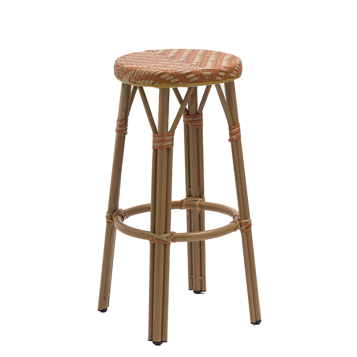 banqueta charlotte deco Roble Natural medula Ocre y Atlas