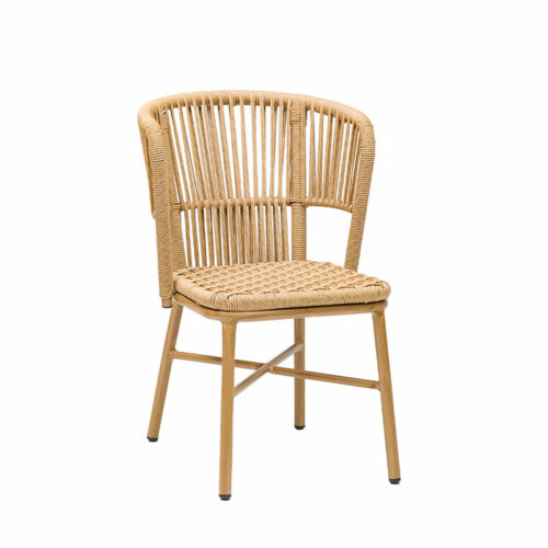 Silla Samoa deco bambu médula atlas