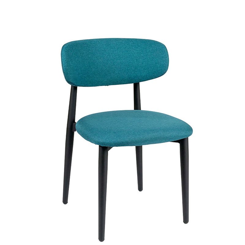 Silla Lírica negro tapizado zafiro