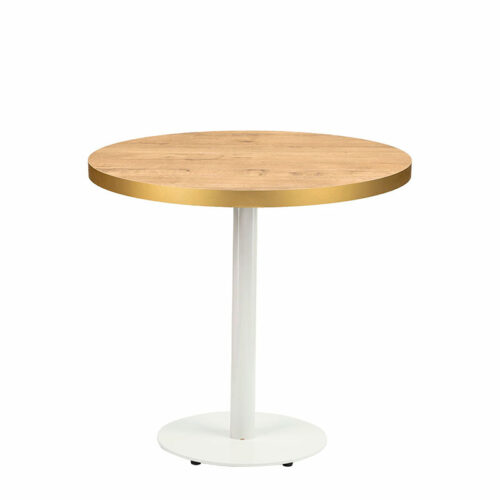 Mesa Munich redonda blanco madera