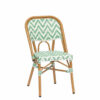 Silla Bordeaux deco roble verde