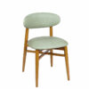 Silla Sinfonía madera tapizado esmeralda