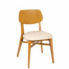 Silla Slovenia madera tapizado arena