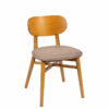 Silla Zagreb madera tapizado mekong
