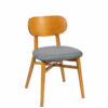 Silla Zagreb madera tapizado vesubio