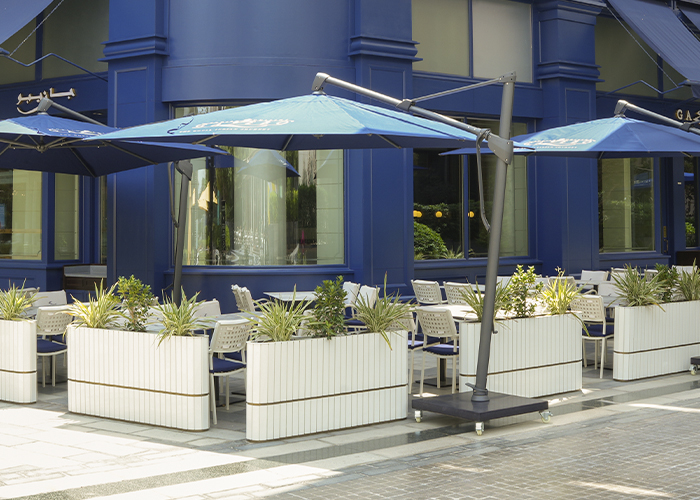 parasoles y mobiliario para terraza Stilcontract