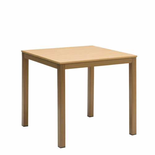 mesa Creta aluminio y tablero polywood
