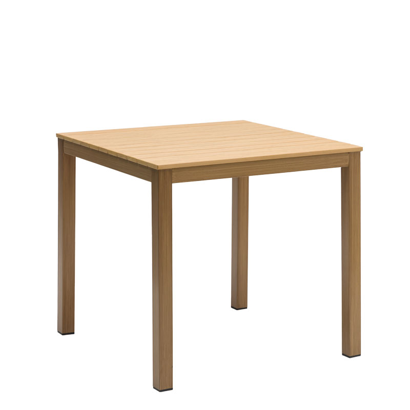 mesa Creta aluminio y tablero polywood