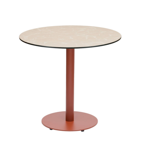 mesa contract modelo Munich color terracota