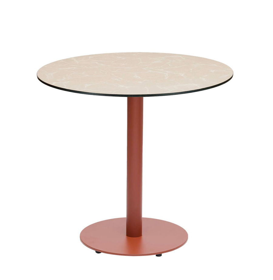 mesa contract modelo Munich color terracota