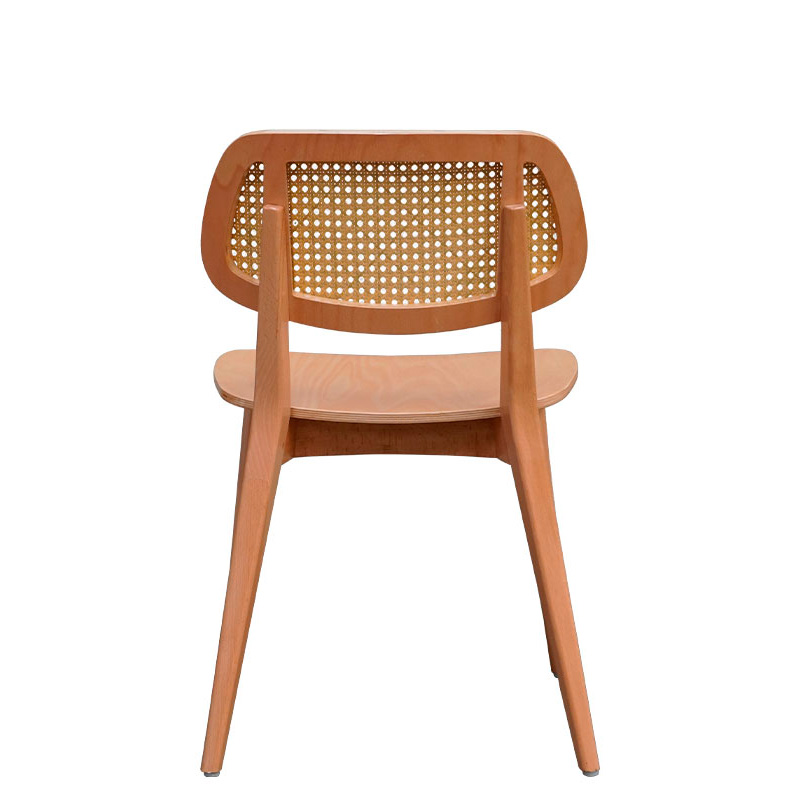 silla Bratislava en madera de Haya vista trasera silla Bratislava en madera de Haya vista trasera