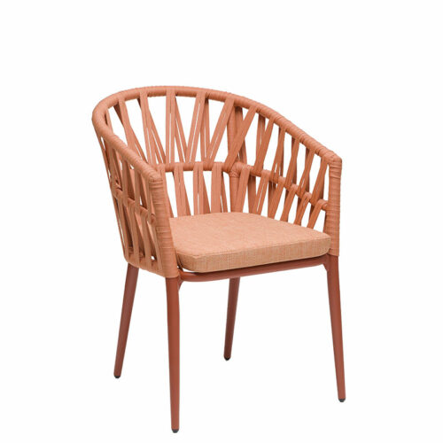 sillón para exterior Cerdeña premium terracota