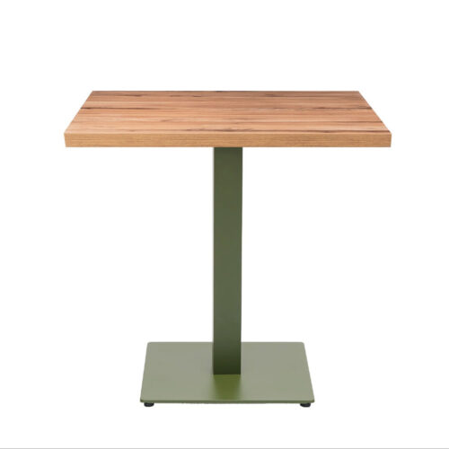 mesa Munich Jade IN pie cuadrado tablero cuadrado
