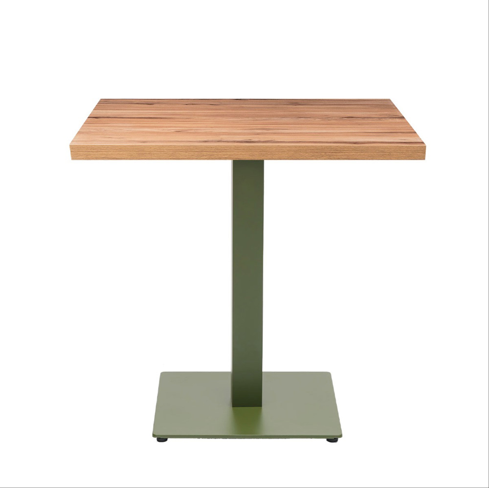 mesa Munich Jade IN pie cuadrado tablero cuadrado