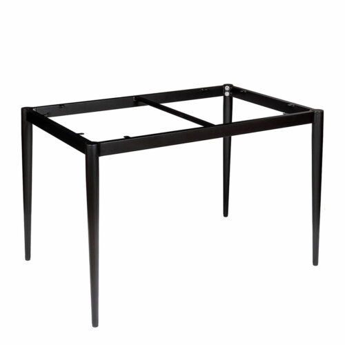Pie Danubio negro rectangular