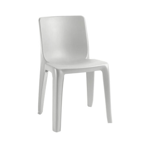 Silla apilable Denver blanco