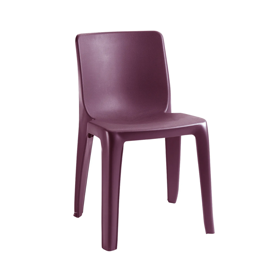 Silla apilable Denver burdeos Silla apilable Denver burdeos