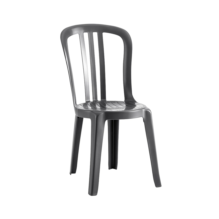 Silla apilable Bistrot antracita