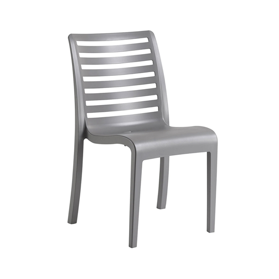 Silla Slat gris platino Silla Slat gris platino