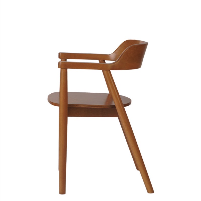 sillón madera Varsovia vista lateral sillón madera Varsovia vista lateral
