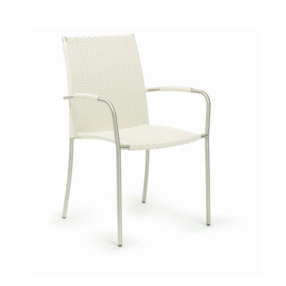 sillón acero Salzburgo blanco